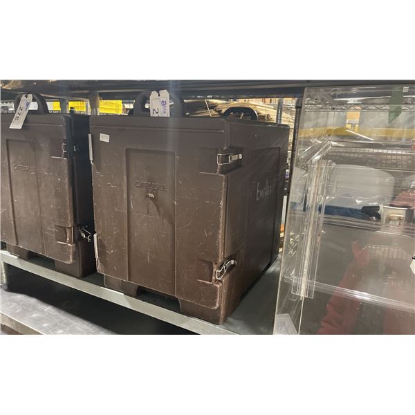 CARLISLE DARK BROWN HOT FOOD TRANSPORT BIN