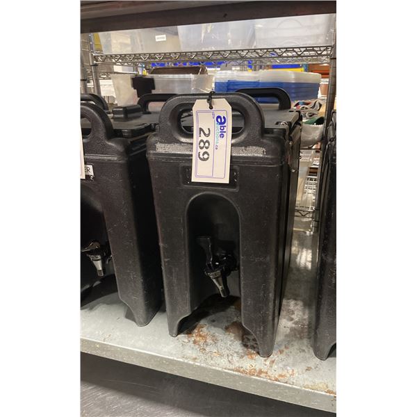 CAMBRO BLACK SMALL HOT BEVERAGE DISPENSER