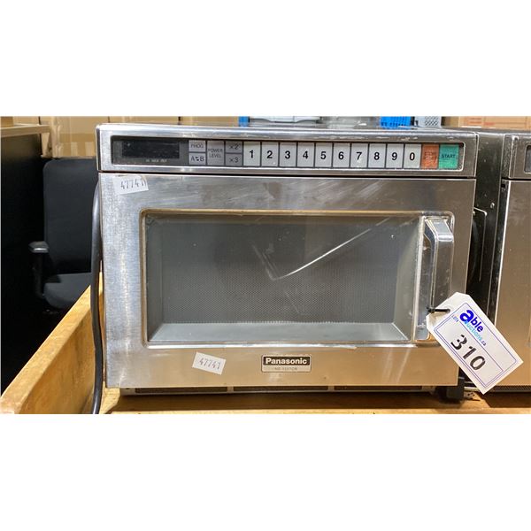 PANASONIC NE-1257CR STAINLESS STEEL COMMERCIAL MICROWAVE OVEN