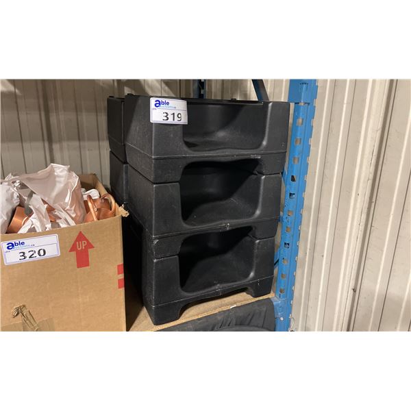 6 PLASTIC CHILDRENS COMMERCIAL BOOSTER SEATS