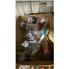 Image 2 : BOX OF ASSORTED BEER TAPS & GLASSES