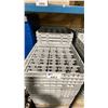 Image 2 : 2 STACKS OF ASSORTED PLASTIC COMMERCIAL DISH TRAYS & GLASSWARE