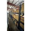 Image 2 : 1 BAY OF BLACK ADJUSTABLE MESH DECK SHELVING 2- 78" UPRIGHTS, 6- 72" SIDE RAILS