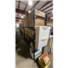 Image 2 : 1 BAY OF BLACK ADJUSTABLE MESH DECK SHELVING 2- 78" UPRIGHTS, 6- 72" SIDE RAILS