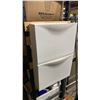 Image 3 : 1 BAY OF BLACK ADJUSTABLE MESH DECK SHELVING 2- 78" UPRIGHTS, 6- 72" SIDE RAILS