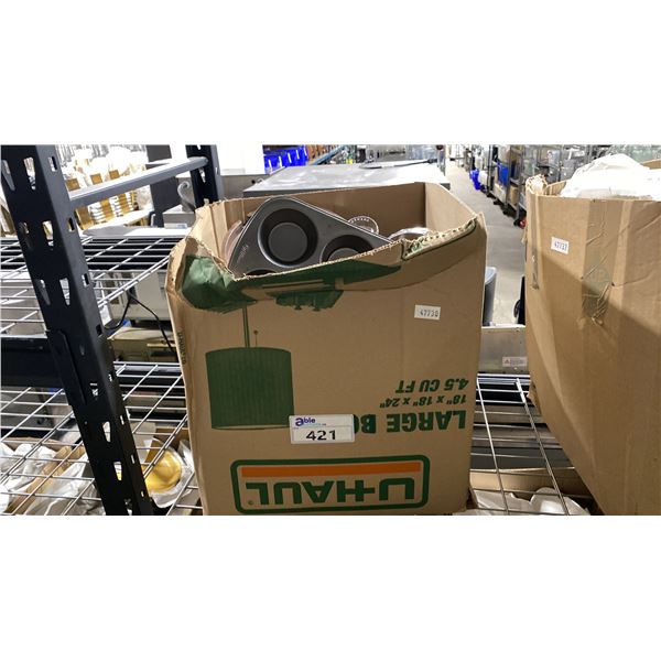 LARGE BOX OF ASSORTED RESTAURANT DISHWARE