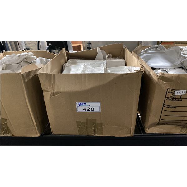 MEDIUM BOX OF ASSORTED RESTAURANT DISHWARE