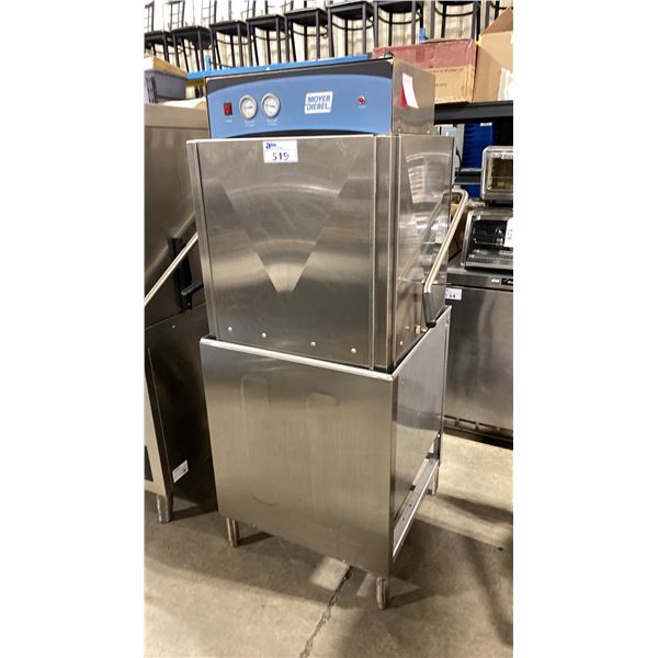 MOYER DIEBEL MD2000 STAINLESS STEEL SINGLE TRAY COMMERCIAL DISHWASHER