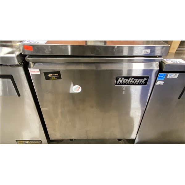 RELIANT UUC-27F-HC SINGLE DOOR COMMERCIAL MOBILE REACH IN FREEZER UNIT