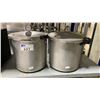 Image 1 : PAIR OF STAINLESS STEEL PRESSURE CANNER/COOKER