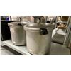 Image 2 : PAIR OF STAINLESS STEEL PRESSURE CANNER/COOKER