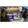 Image 2 : 4 TIER MOBILE METRO STYLE CART WITH ASSORTED COMMERCIAL RESTAURANT ITEMS