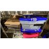 Image 4 : 4 TIER MOBILE METRO STYLE CART WITH ASSORTED COMMERCIAL RESTAURANT ITEMS