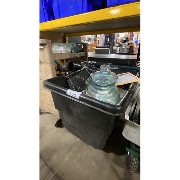 BIN OF ASSORTED OFFICE SUPPLIES *BIN NOT INCLUDED*