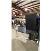 Image 3 : DARK WOOD L SHAPED OFFICE DESK, DARK WOOD IKEA 2 DRAWER OFFICE DESK & DARK WOOD BOOKCASE