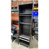 Image 4 : DARK WOOD L SHAPED OFFICE DESK, DARK WOOD IKEA 2 DRAWER OFFICE DESK & DARK WOOD BOOKCASE