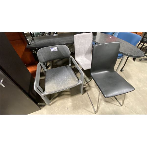 6 ASSORTED OFFICE CHAIRS