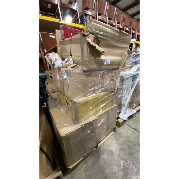 PALLET OF SHOT GLASSES, BOWLS & ASSORTED EVENT ITEMS