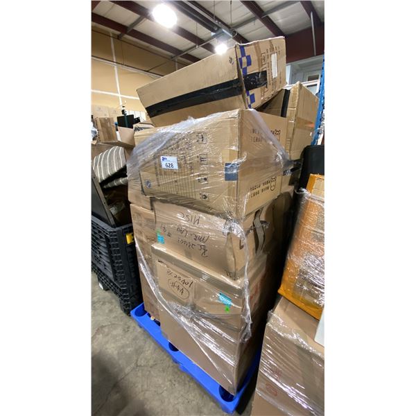 PALLET OF ASSORTED KITCHEN ITEMS, TO GO CUPS/LIDS & ASSORTED EVENT ITEMS