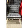 Image 3 : BLACK METAL FRAMED COMMERCIAL EVENT COUCH, LOVESEAT, & 2 CHAIR SET