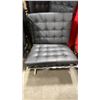 Image 2 : BLACK METAL FRAMED COMMERCIAL EVENT LOVESEAT, & 2 CHAIR SET