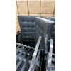 Image 2 : BLACK METAL FRAMED COMMERCIAL EVENT LOVESEAT, & 2 CHAIR SET