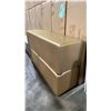 Image 2 : 5 GOLD 60" OTTOMANS & 2 SMALL OTTOMANS
