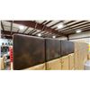 Image 4 : 8 BROWN 60" OTTOMANS & 7 SMALL OTTOMANS