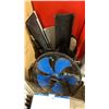Image 3 : 3 SEVILLE CLASSICS SILVER OSCILLATING TOWER FANS