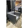 Image 2 : 4 BLACK PADDED ARMCHAIRS