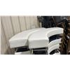 Image 2 : 10 WHITE VINYL 60" CURVED COMMERCIAL PADDED EVENT BENCHES *MUST TAKE ALL 10*
