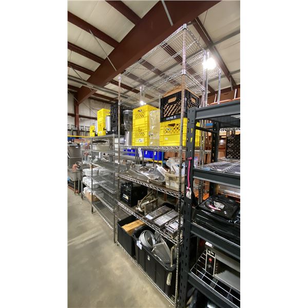 6 TIER 48"W X 18"D X 180"H METRO STYLE RACKING UNIT *CONTENTS NOT INCLUDED*