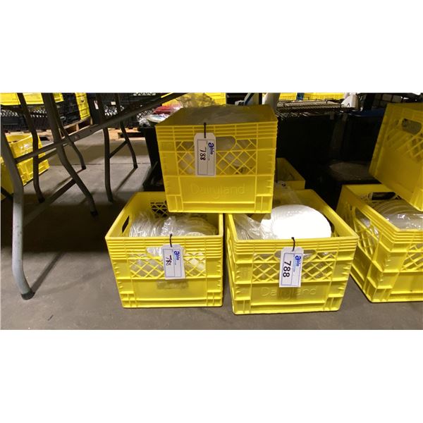 5 CRATES OF ASSORTED COMMERCIAL RESTAURANT DISHWARE