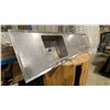 Image 2 : STAINLESS STEEL COUNTERTOP WITH SINK APPROX 97"L X 24"D