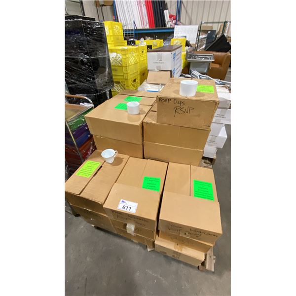 PALLET OF ASSORTED TEA/COFFEE MUGS