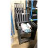 Image 1 : 15 BLACK CAST ALUMINUM OUTDOOR PATIO ARM CHAIRS WITH PACK OF CUSHION COVERS *NO CUSHIONS*