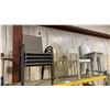 Image 2 : SHELF OF ASSORTED OUTDOOR CHAIRS, STACKING CHAIRS, & PLASTIC EVENT CHAIRS