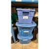 Image 1 : 3 BINS OF ASSORTED HALLOWEEN DECORE ITEMS *BINS INCLUDED*