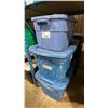 Image 2 : 3 BINS OF ASSORTED HALLOWEEN DECORE ITEMS *BINS INCLUDED*