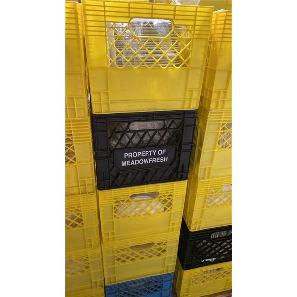5 CRATES OF ASSORTED COMMERCIAL RESTAURANT DINNER PLATES & DISHWARE *CRATES INCLUDED*