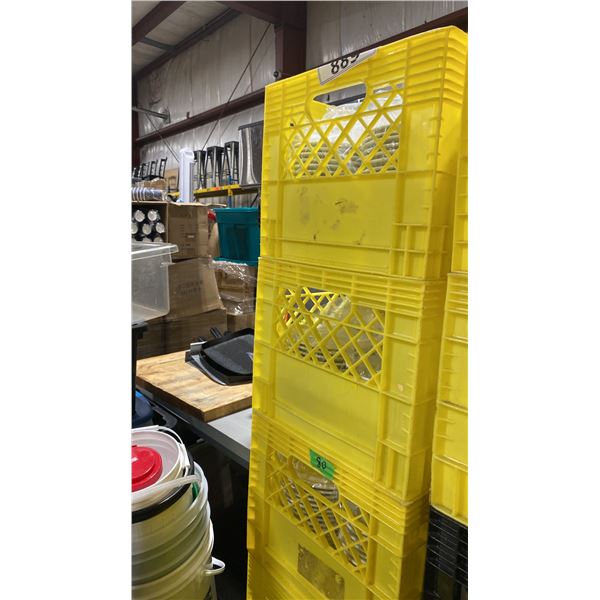 6 CRATES OF ASSORTED COMMERCIAL RESTAURANT COFFEE MUGS & DISHWARE *CRATES INCLUDED*