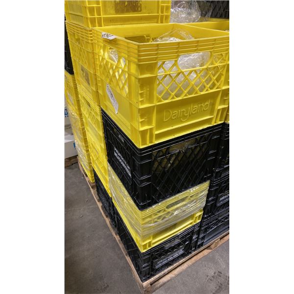 4 CRATES OF ASSORTED COMMERCIAL RESTAURANT SIDE PLATES & DISHWARE *CRATES INCLUDED*