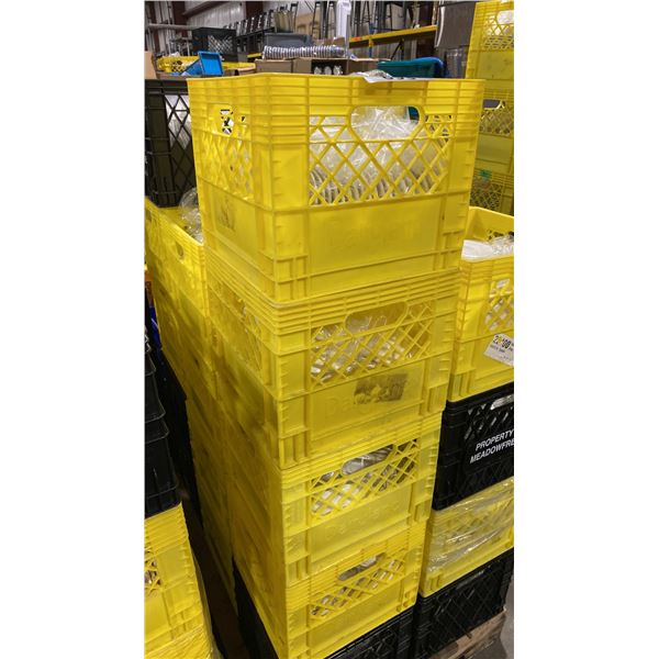 5 CRATES OF ASSORTED COMMERCIAL RESTAURANT SIDE PLATES & DISHWARE *CRATES INCLUDED*