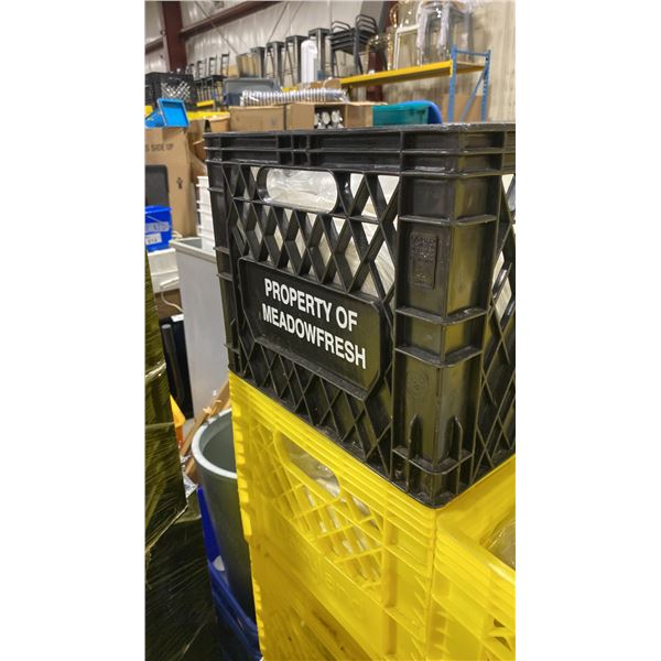 5 CRATES OF ASSORTED COMMERCIAL RESTAURANT SIDE PLATES & DISHWARE *CRATES INCLUDED*