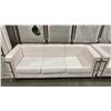 Image 2 : WHITE MODERN COMMERCIAL EVENT VINYL 3 PCS SOFA, LOVESEAT, & CHAIR SET