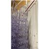 Image 3 : STACK OF 8 CLEAR PLASTIC COMMERCIAL STACKING EVENT CHAIRS WITH CUSHIONS