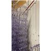 Image 3 : STACK OF 8 CLEAR PLASTIC COMMERCIAL STACKING EVENT CHAIRS WITH CUSHIONS