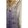 Image 3 : STACK OF 8 CLEAR PLASTIC COMMERCIAL STACKING EVENT CHAIRS WITH CUSHIONS