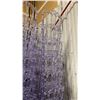 Image 3 : STACK OF 8 CLEAR PLASTIC COMMERCIAL STACKING EVENT CHAIRS WITH CUSHIONS