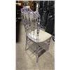 Image 2 : STACK OF 8 CLEAR PLASTIC COMMERCIAL STACKING EVENT CHAIRS WITH CUSHIONS